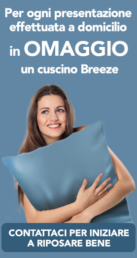 offerta cuscino effettuando presentazione a domicilio